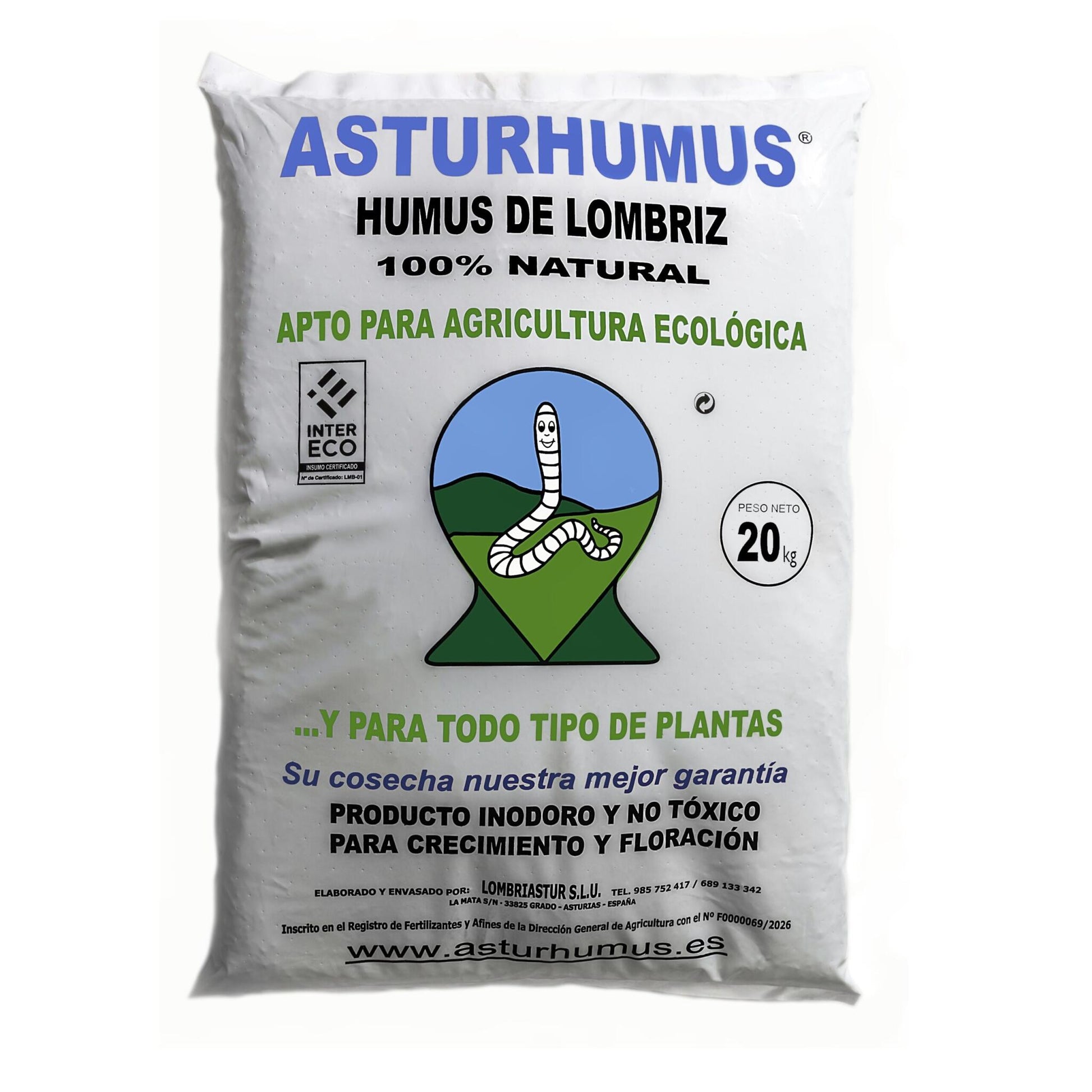 Asturhumus 20 Kg (40 L) - Humus De Lombriz_0