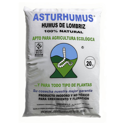 Asturhumus 20 Kg (40 L) - Humus De Lombriz_0