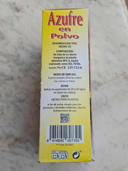 Azufre En Polvo Abono-fungicida-acaricida totalmente Natural y ecologico._3