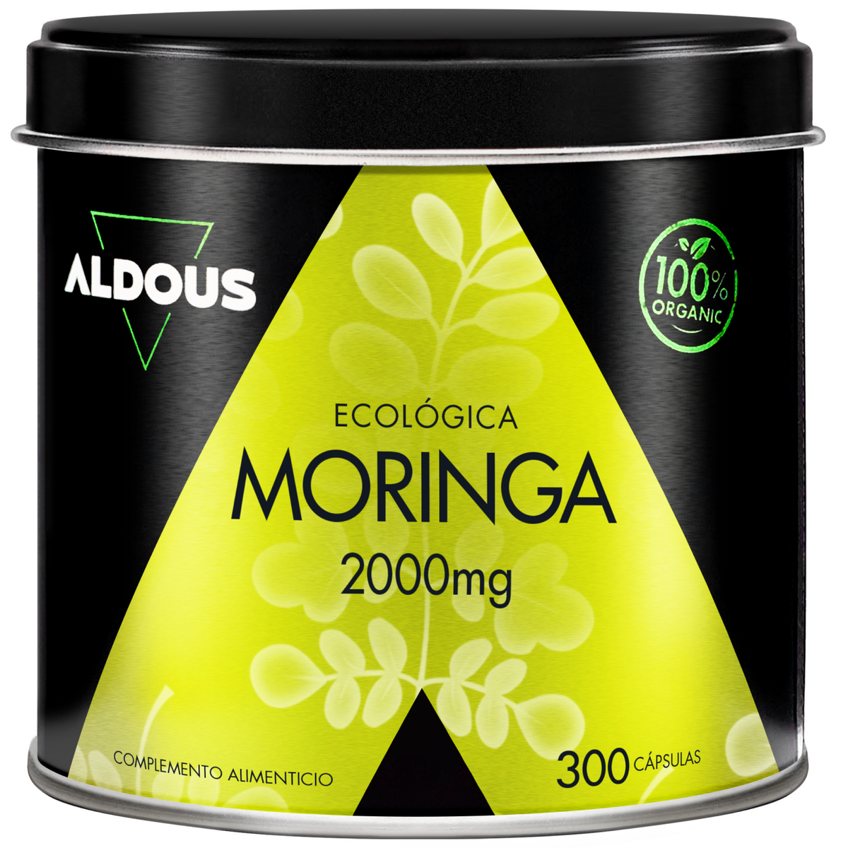Moringa Bio 2000 mg 300 Cápsulas Aldous Bio