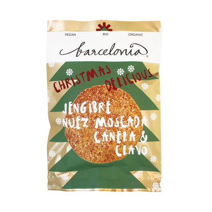 Cookies Eco Veganas Navidad Jengibre, nuez moscada , canela y clavo 50g