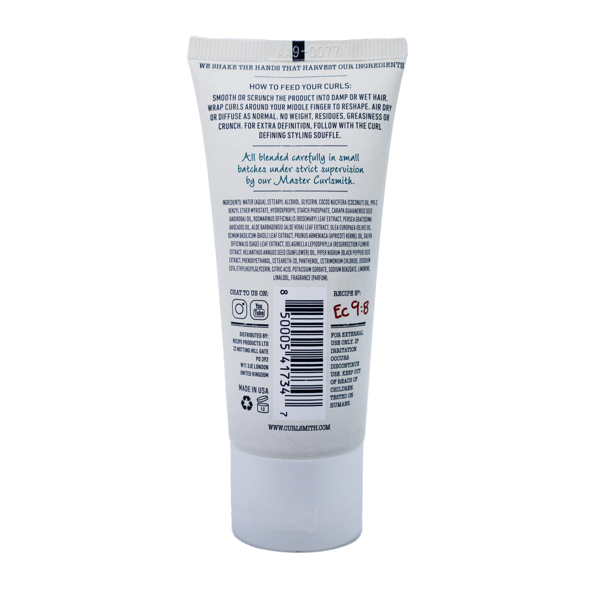 Bálsamo De Estilo Suave Hold Me Softly Recetas De Hidratación Curlsmith 64ml Mini_1