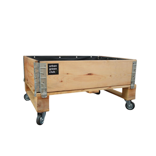 Bancal De Cultivo Mini De Madera De Pino Urban Green Club - 80x60x40 Cm 100 L_0