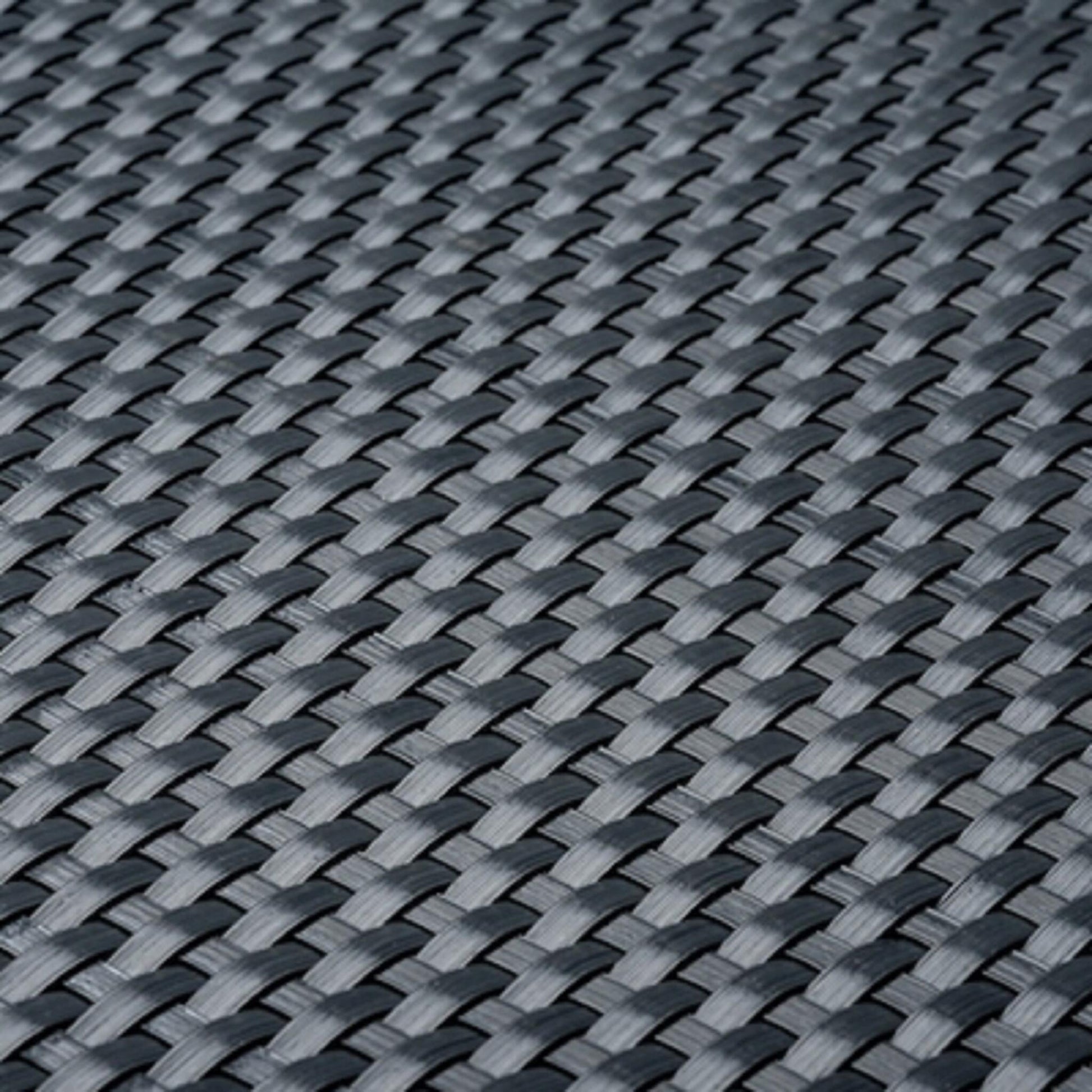 Banda De Ocultación De Polirattán Para Valla Antracita._2