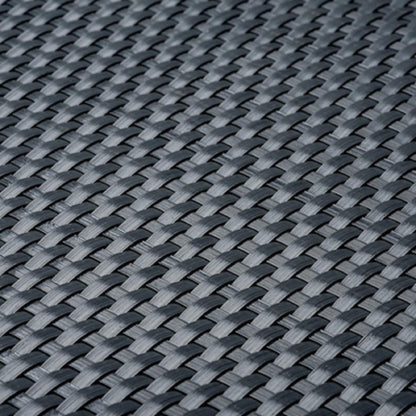 Banda De Ocultación De Polirattán Para Valla Antracita._2