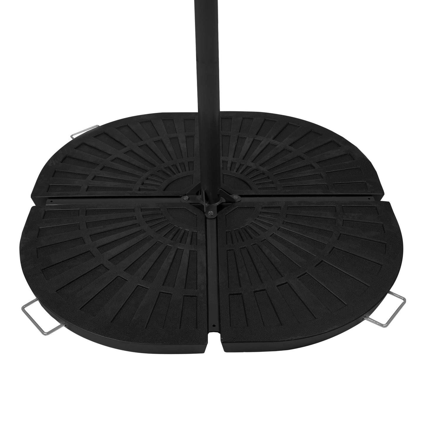 Base Para Parasol Excéntrico De 4 Piezas – Forma Abanico_1