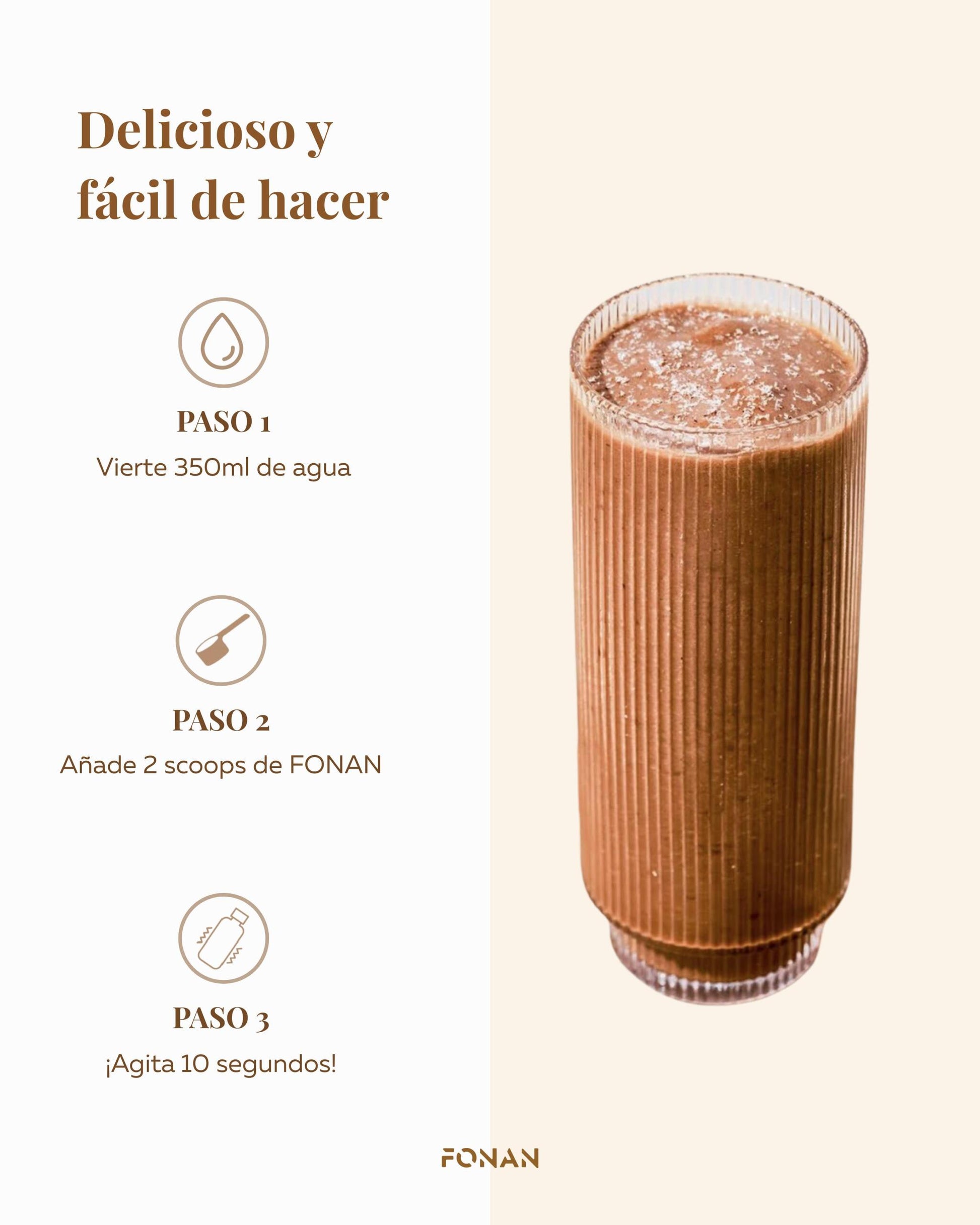 Batido Sustitutivo Para Desayuno, Comida O Snack | Fonan | Sabor Cookies_5