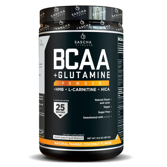 Bcaa + Glutamina Sabor Mango Coco - Sascha Fitness España_0