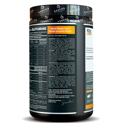 Bcaa + Glutamina Sabor Mango Coco - Sascha Fitness España_1