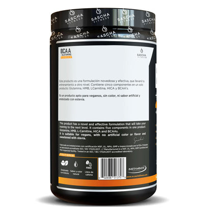 Bcaa + Glutamina Sabor Mango Coco - Sascha Fitness España_2