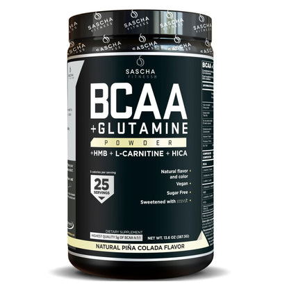 Bcaa + Glutamina Sabor Piña Colada - Sascha Fitness España_0