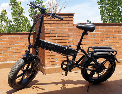 Bicicleta Eléctrica Plegable Samebike Xwlx09 750w-48v-10ah (480wh) - Rueda 20 X 4 Color Blanco_2