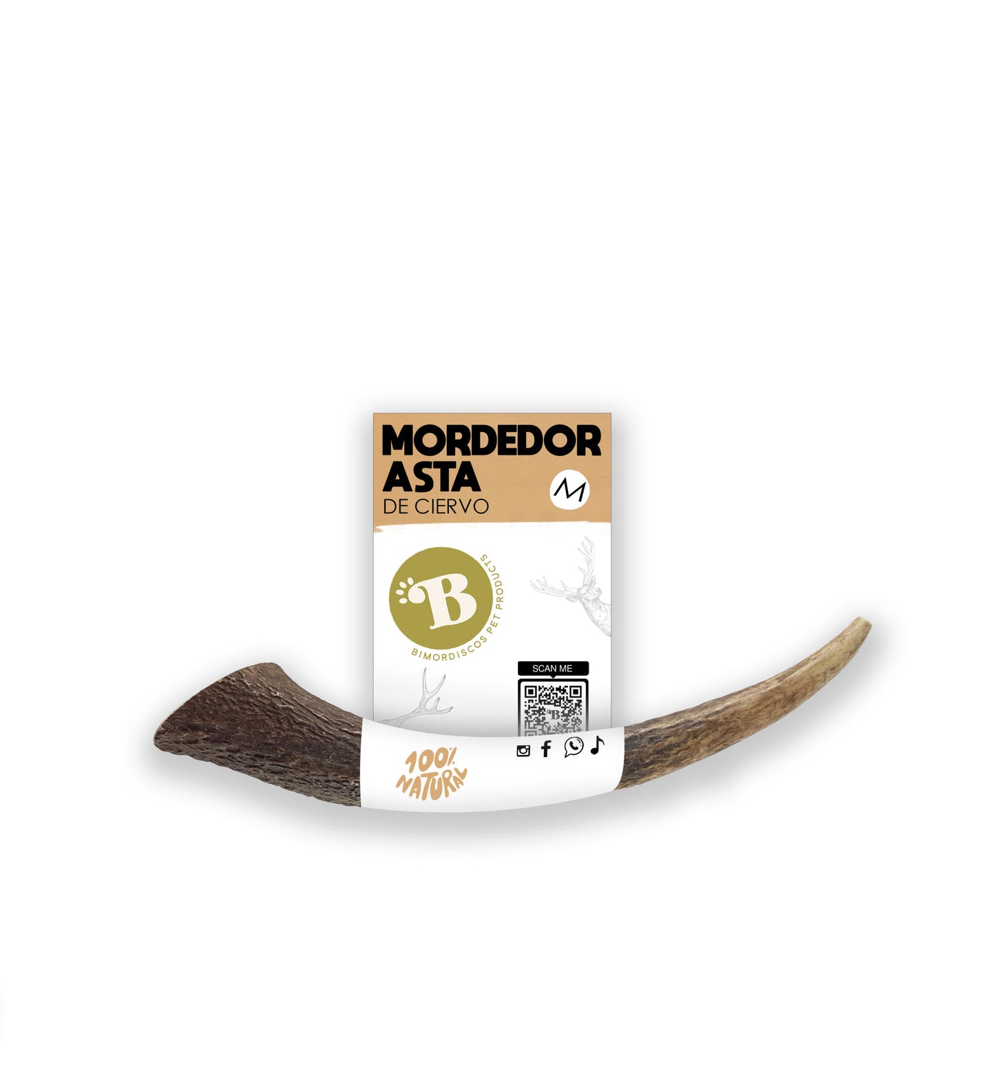 Bimordiscos Asta De Ciervo Para Perros. Xs_2