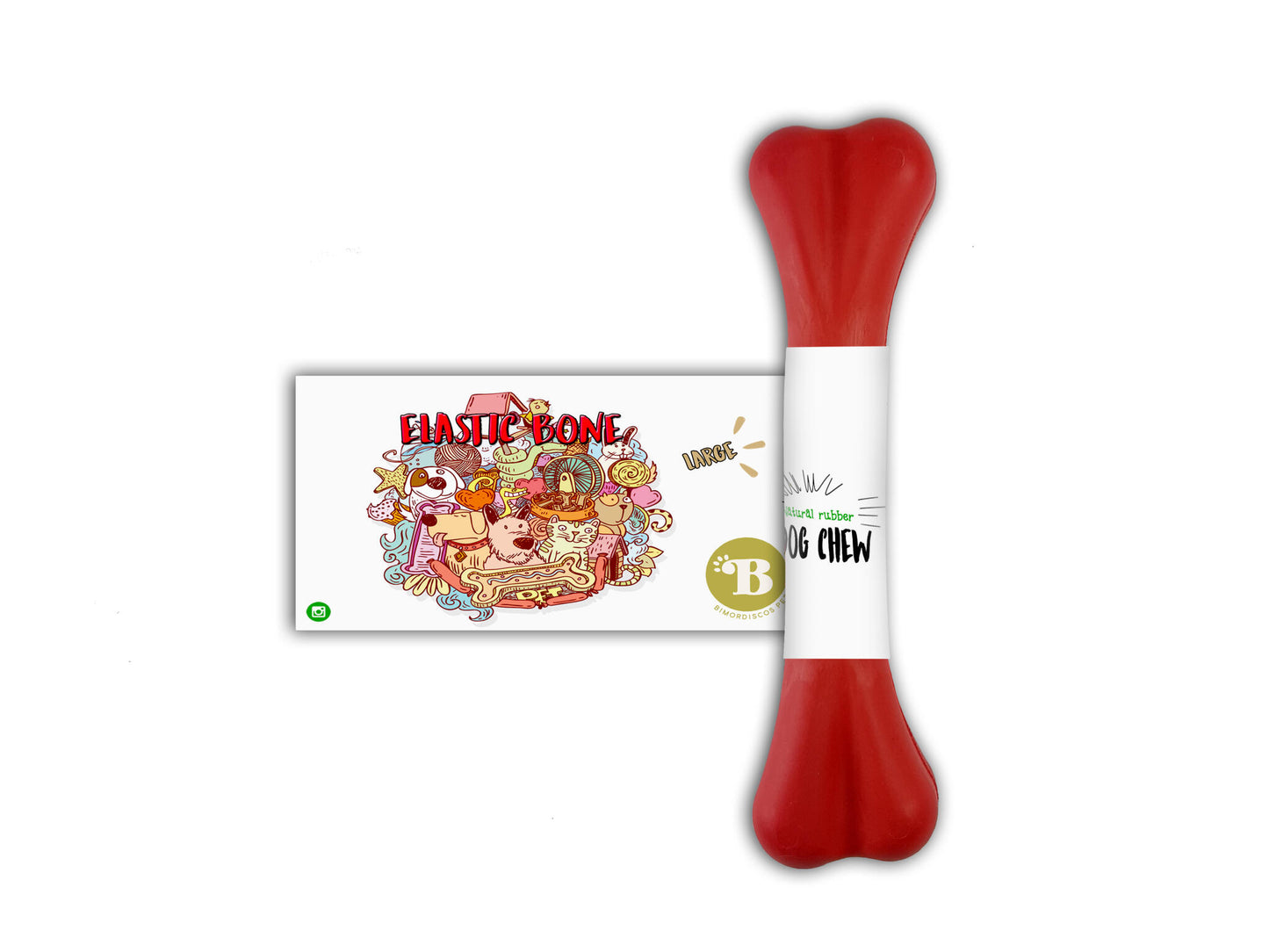 Bimordiscos Juguete Flexible Para Perros · Hueso Para Perros. L_0