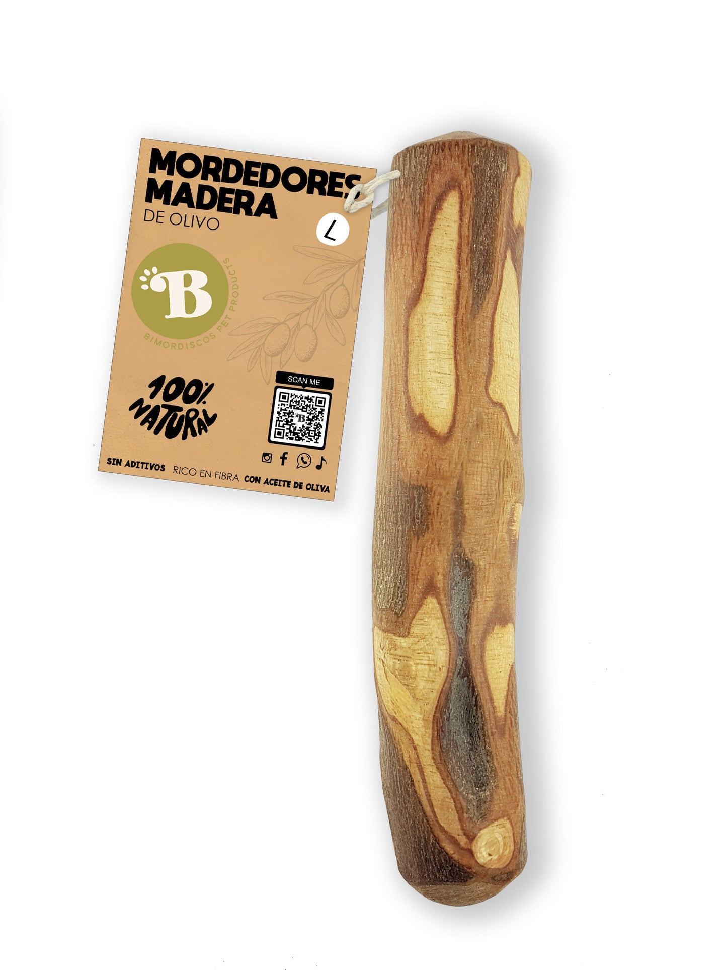 Bimordiscos Palo De Olivo Para Perros. L_2