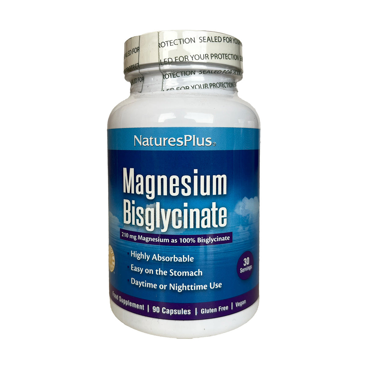 Bisglicinato de Magnesio Nature's Plus 90 cápsulas