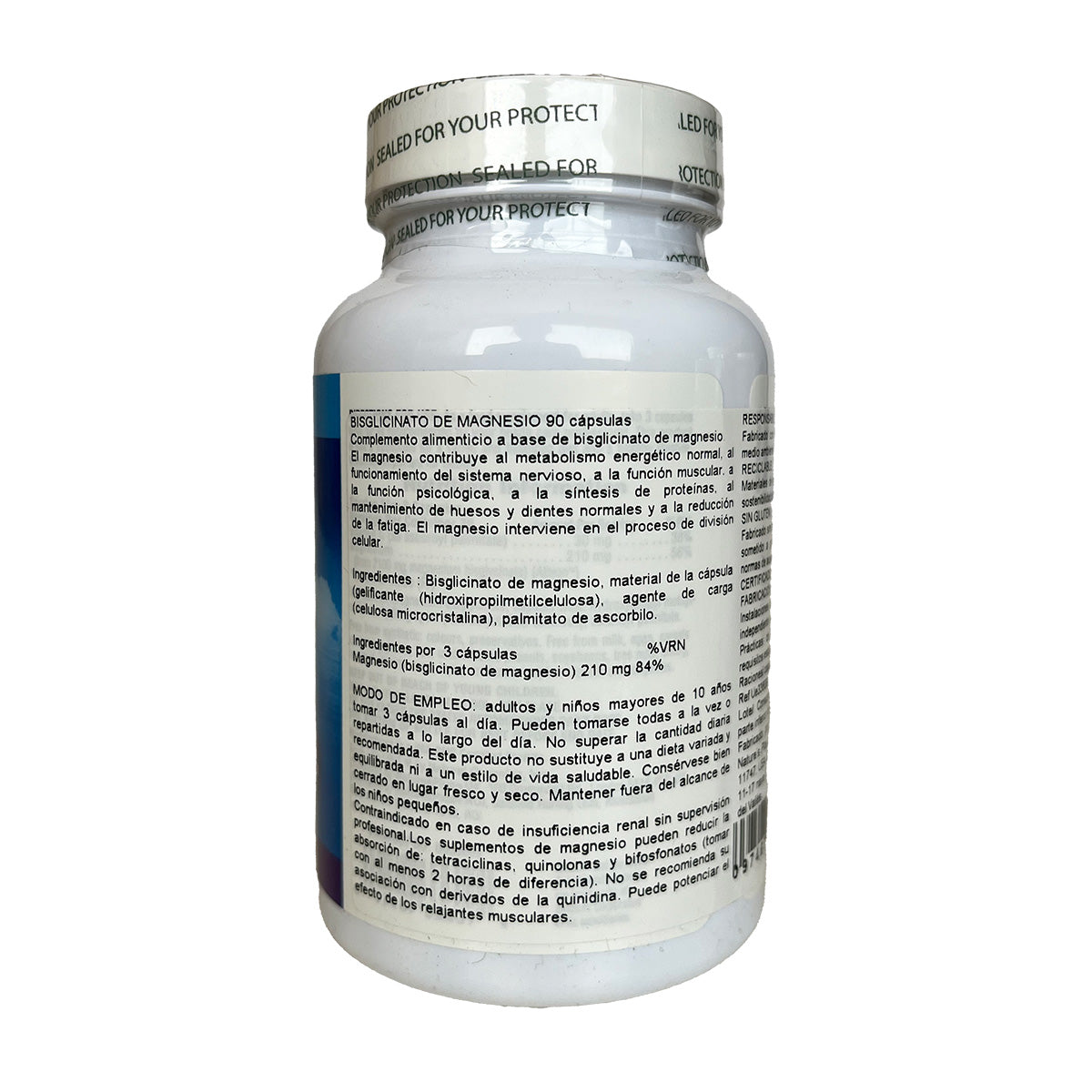 Bisglicinato de Magnesio Nature's Plus 90 cápsulas