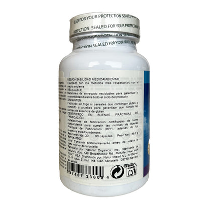 Bisglicinato de Magnesio Nature's Plus 90 cápsulas