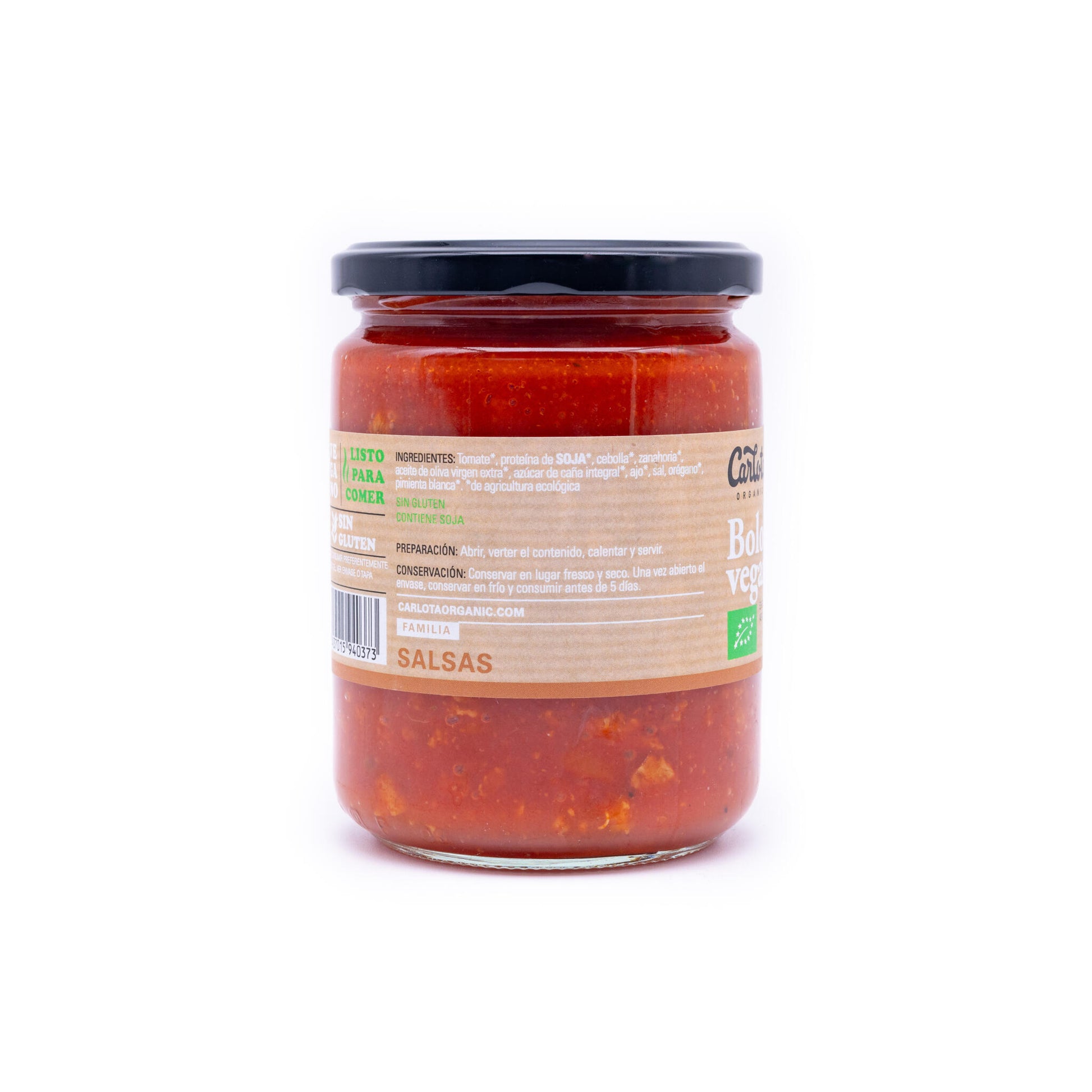 Boloñesa Vegana Bio 425g Carlota Organic_1