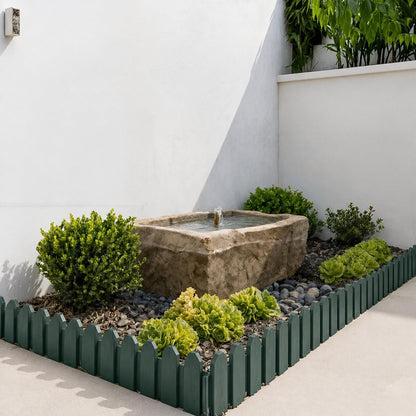 Bordura De Jardin Sierra Border 0,20x0,80 M Verde Nortene_1