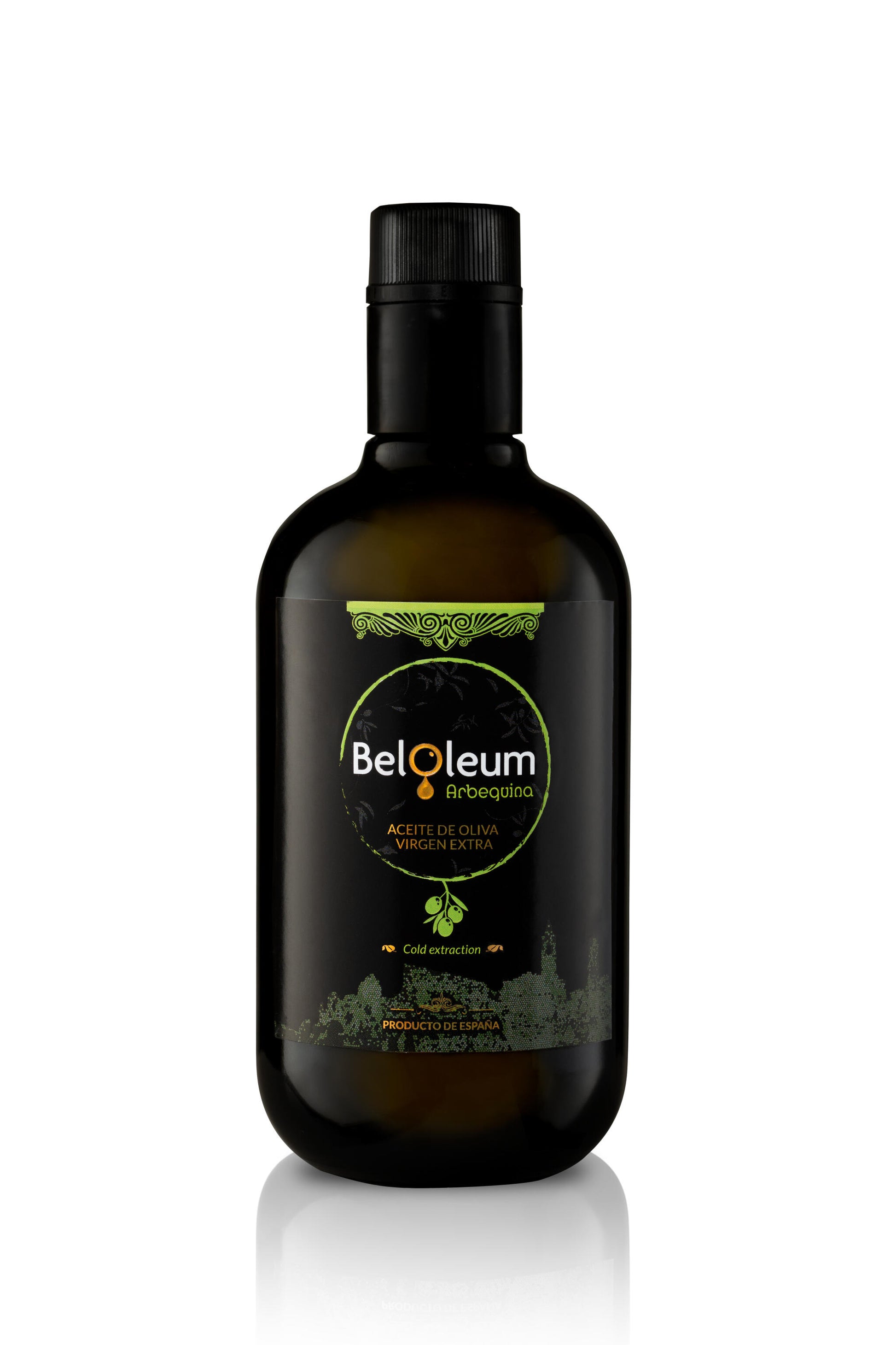 Botella Aceite Oliva Virgen Extra Arbequina Beloleum (500 Ml)_0