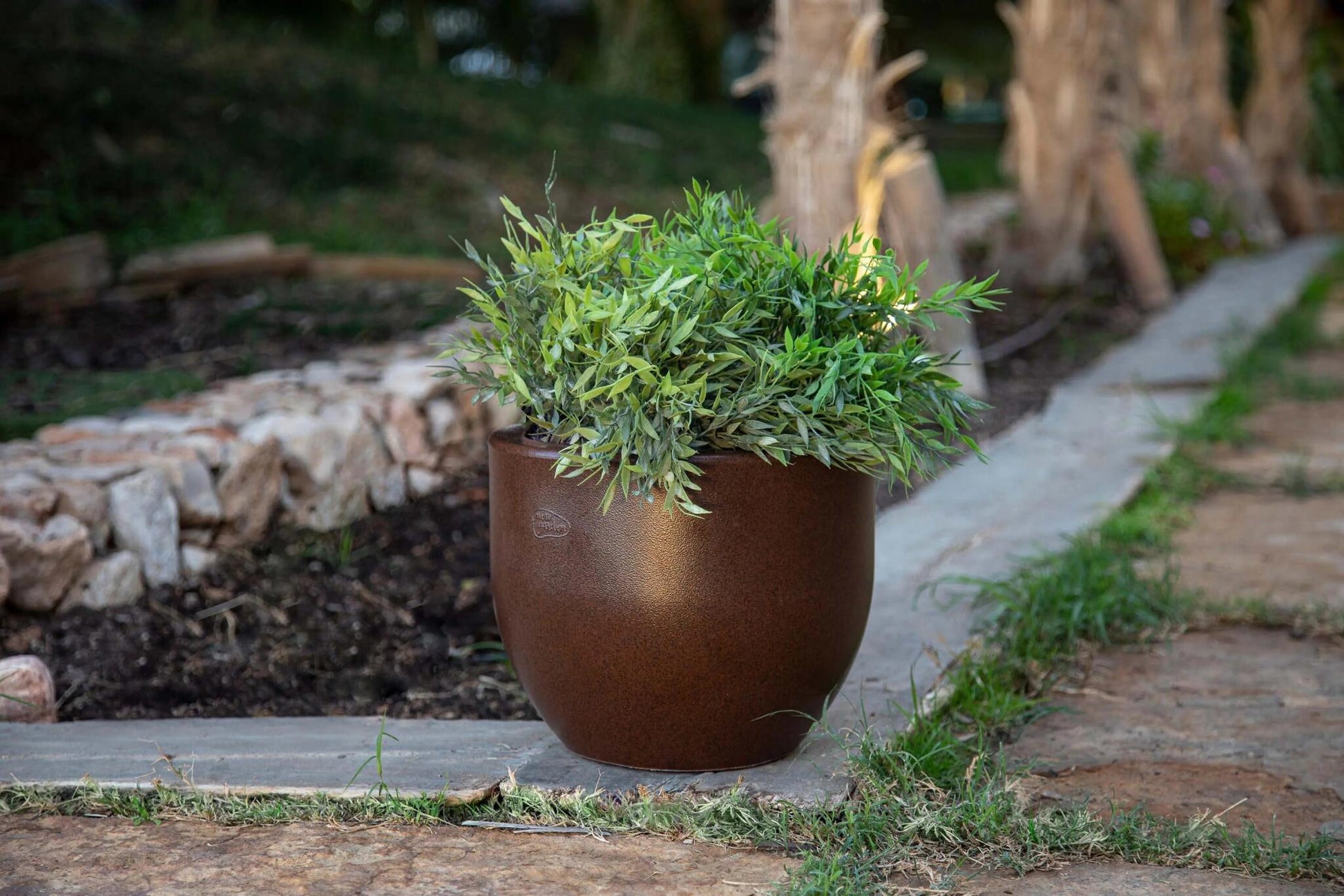Macetero Azalea / Ø40x33 Cm. / Bronce_4