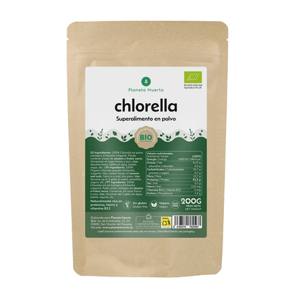 Alga Chlorella en polvo ECO Planeta Huerto 200 g