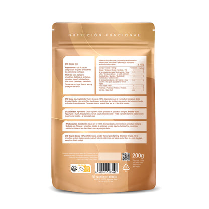 Cacao en polvo sin azúcar ECO Energy Feelings 200 g