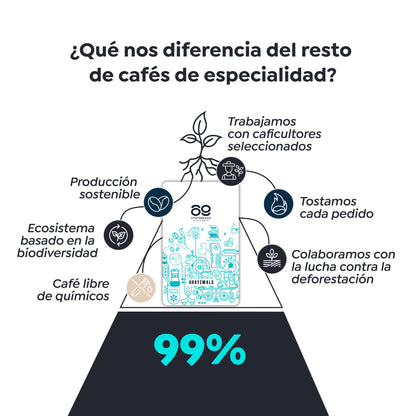 Cafe De Especialidad En Grano. Guatemala Caturra, bourbon. 100% Arábica. Lavado Con Fermentación. 1600m. 84 Puntos_2