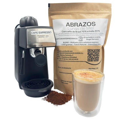 Cafe Sin Intermediarios - Abrazos 1kg - Tostado Semanal|para Superautomática|ideal Café Con Leche_0