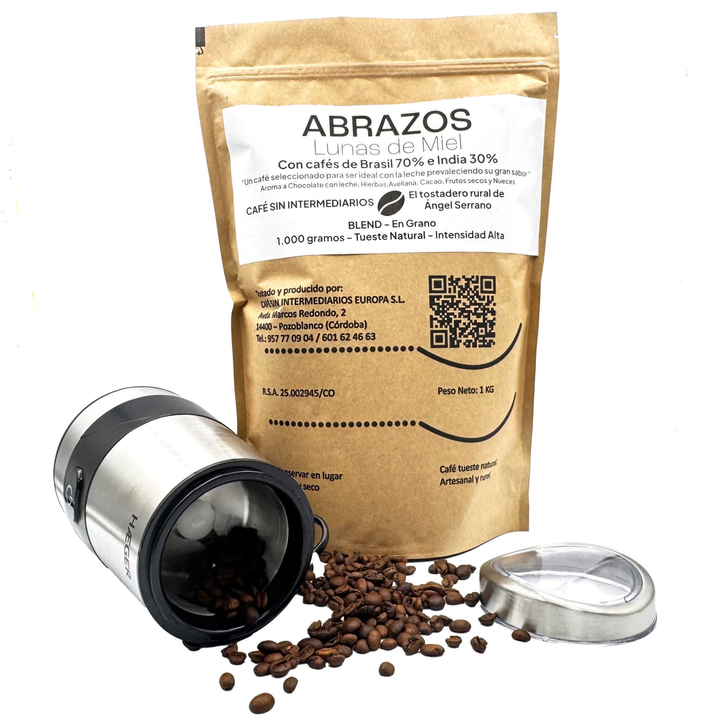 Cafe Sin Intermediarios - Abrazos 1kg - Tostado Semanal|para Superautomática|ideal Café Con Leche_0