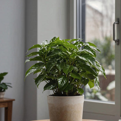 Cafeto Arábico - 4 Pzs - Coffea Arabica - Altura 25-40cm - ⌀12cm_1