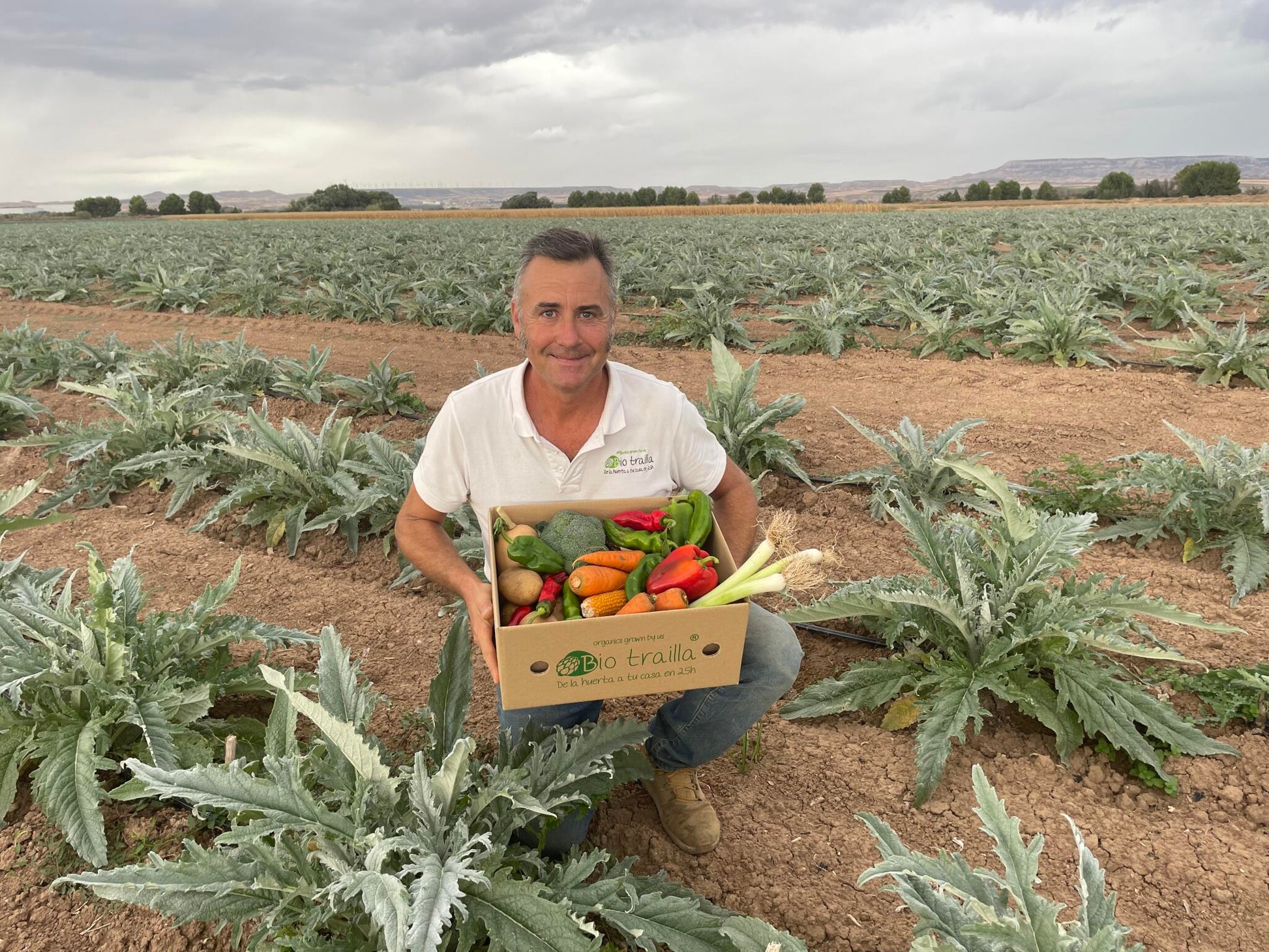 Caja 7kg de pimientos para asar BIO De La Huerta Navarra_1