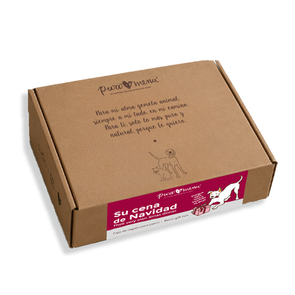 Caja Regalo Completa Perro Navidad Puromenu