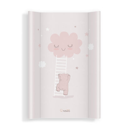 Cambiador Base Rígida Para Cuna 70x47 Nubes Rosa_0