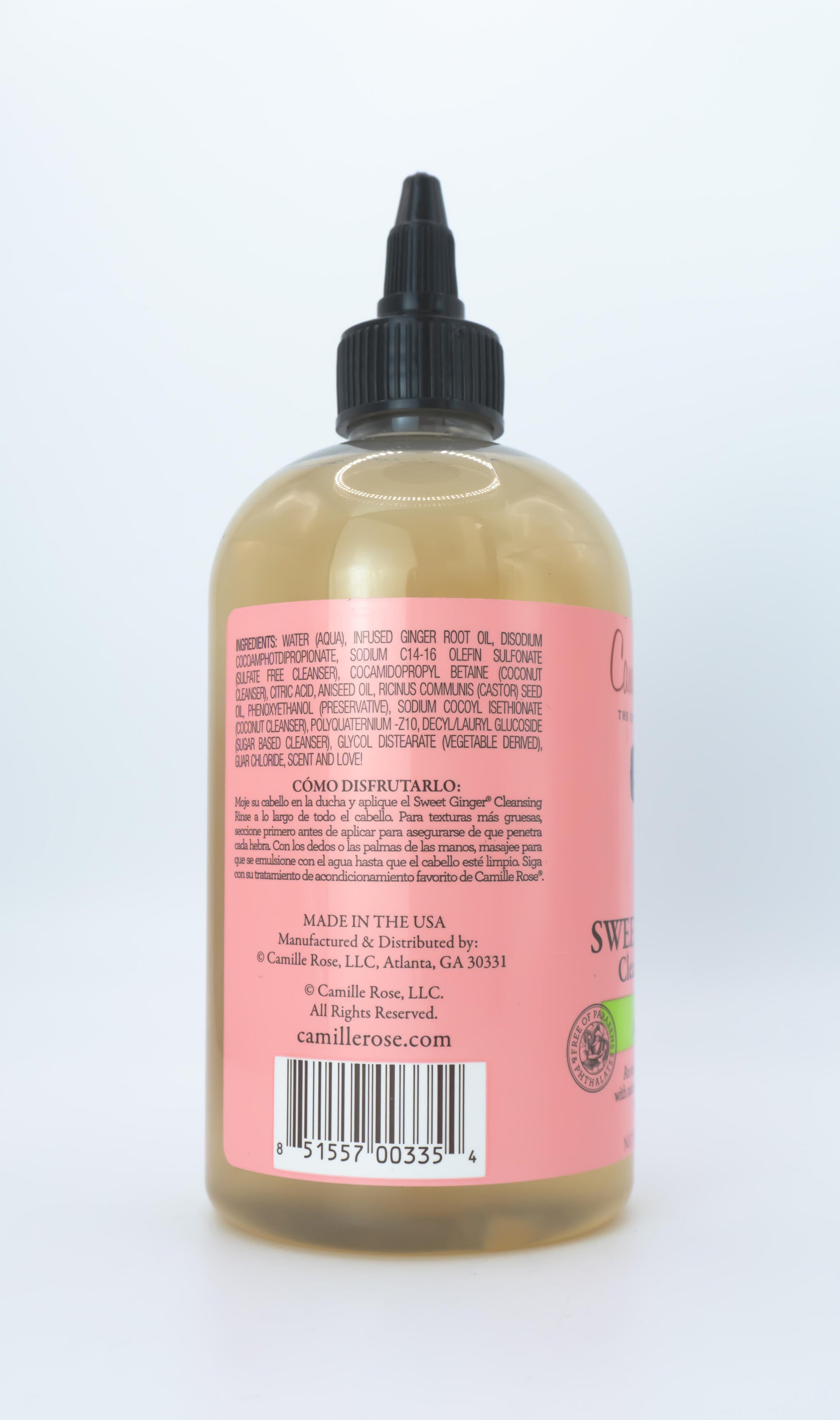 Camille Rose Signature Sweet Ginger Cleansing Rinse 355ml_3