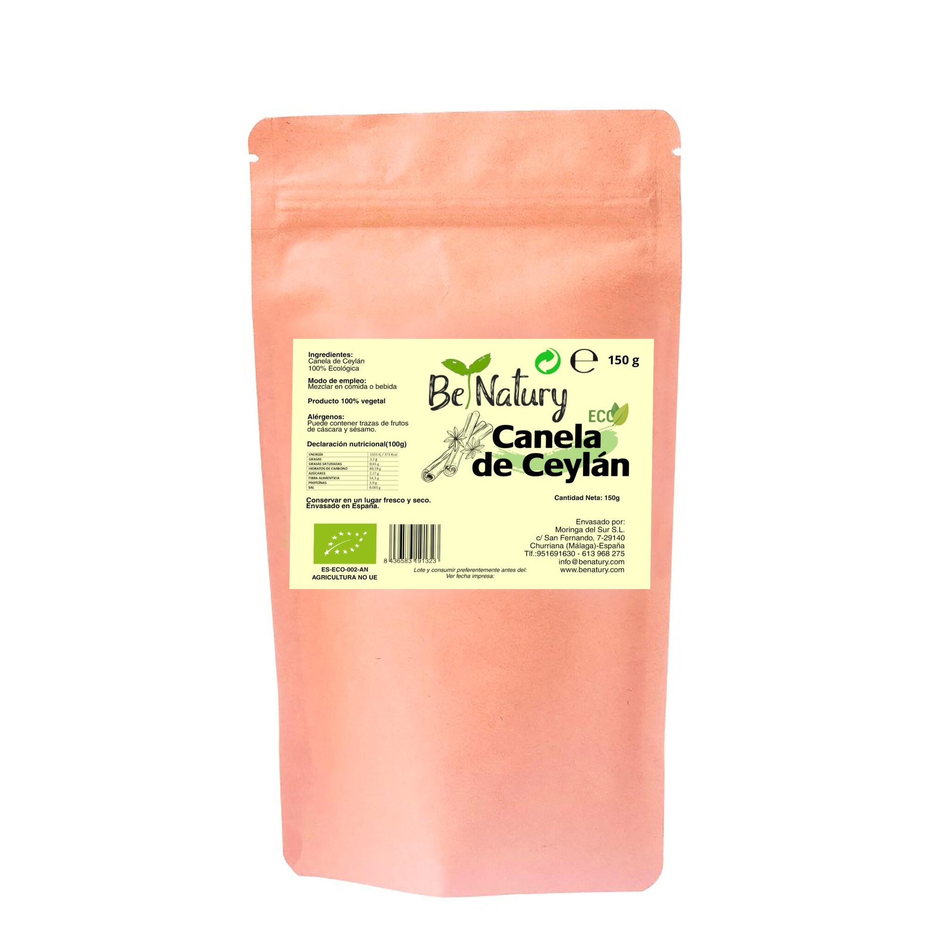 Canela De Ceilán Ecológica – 150g_0