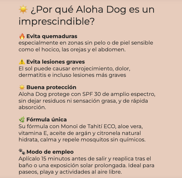 Protector solar para perros SPF 30 Masco Beauty 100 ml