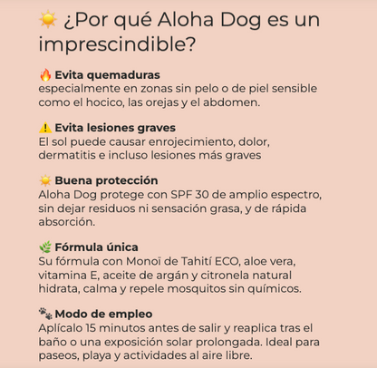 Protector solar para perros SPF 30 Masco Beauty 100 ml