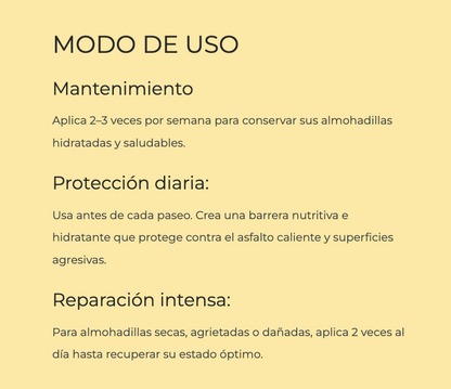 Crema Natural para almohadillas de perros Masco Beauty 75 ml