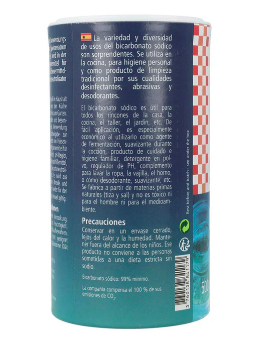 Pack 2x Bicarbonato sódico de uso alimentario La Droguerie écologique  500 g