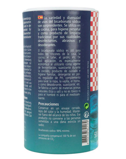 Pack 2x Bicarbonato sódico de uso alimentario La Droguerie écologique  500 g