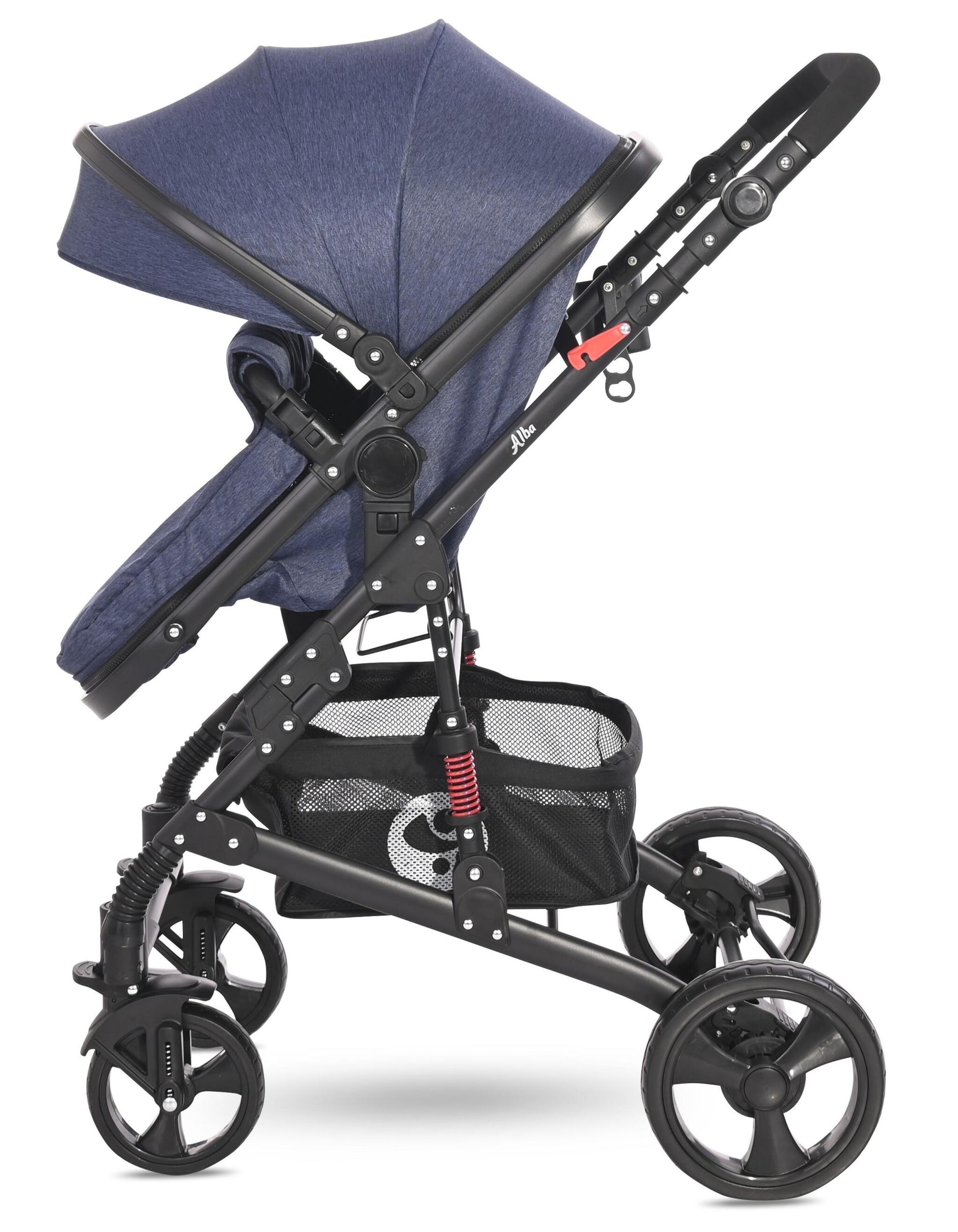 Carrito De Bebé Trío Convertible Alba Classic Blue_2