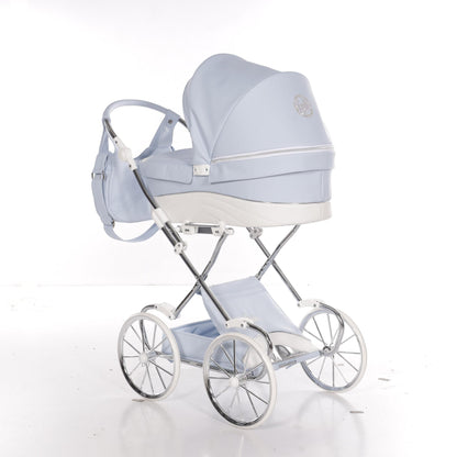 Carro De Muñecas Lulla Maxi Classic Azul_0