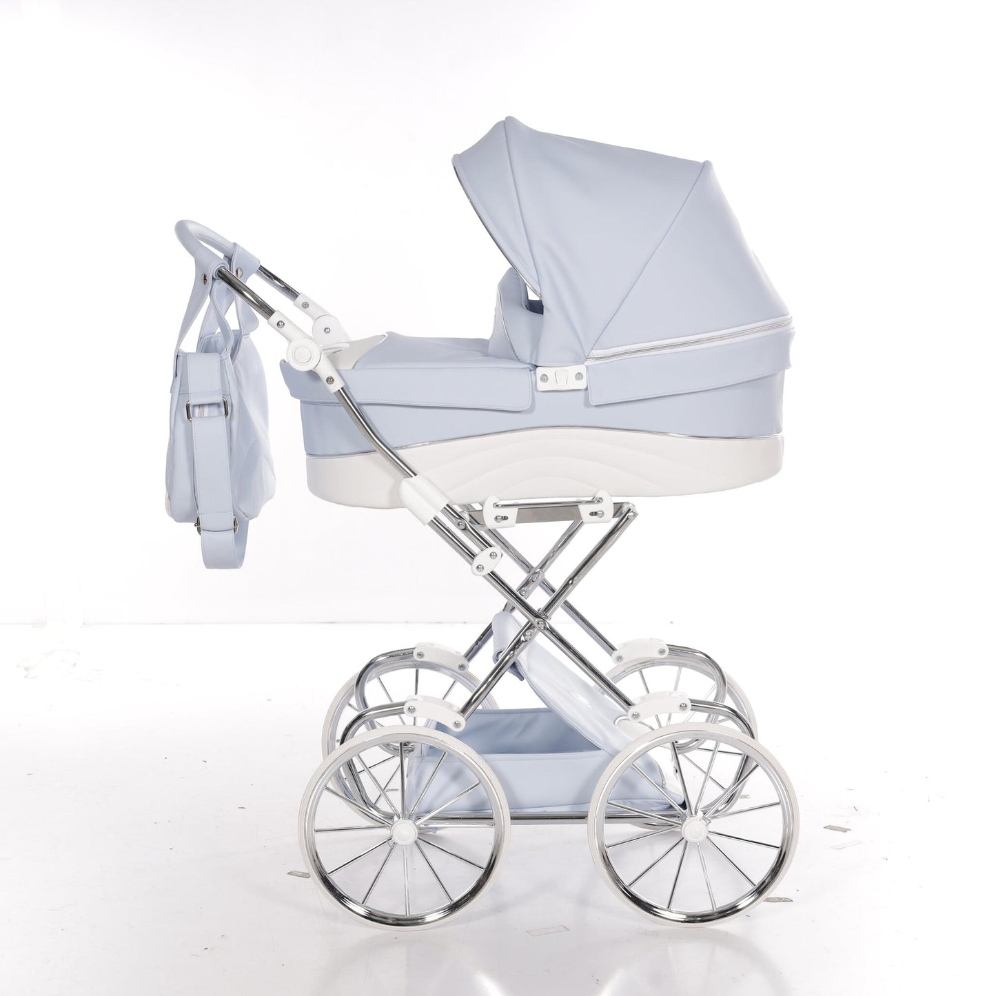 Carro De Muñecas Lulla Maxi Classic Azul_2