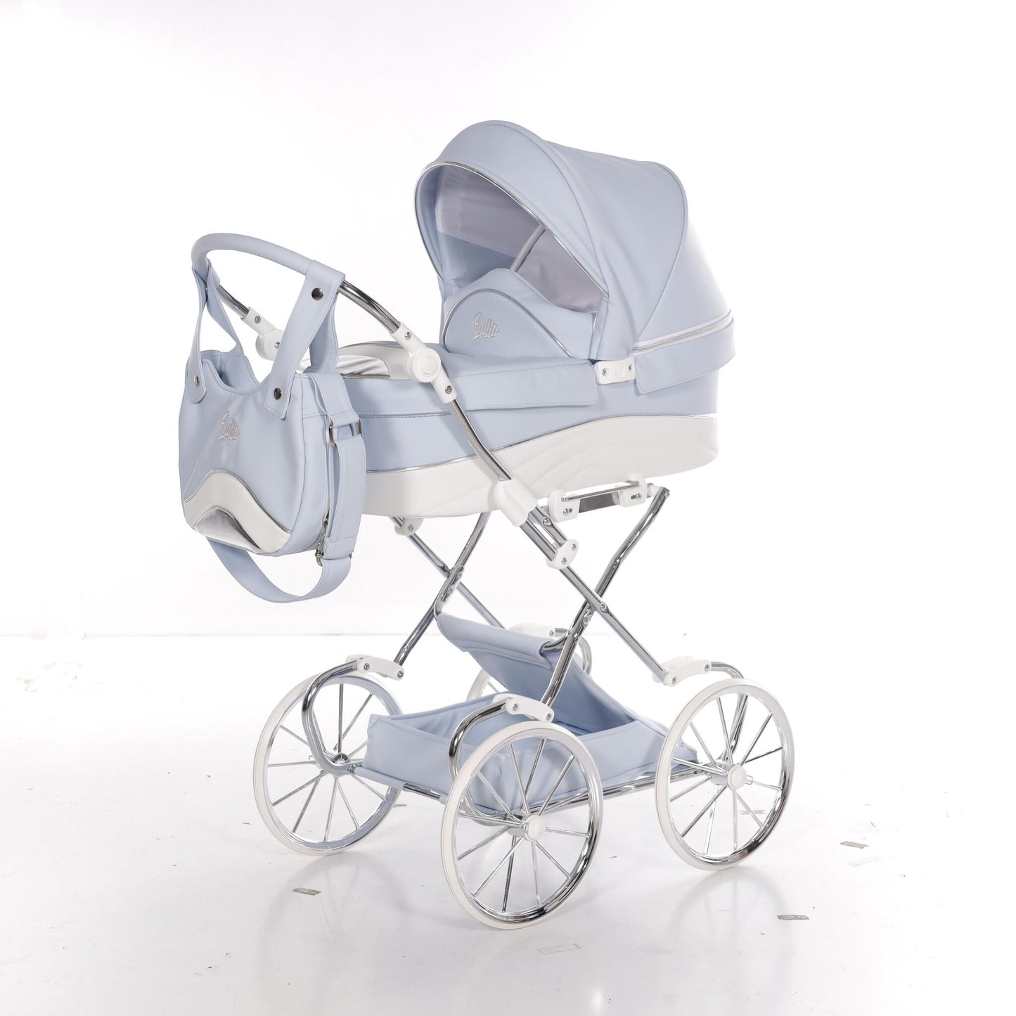 Carro De Muñecas Lulla Maxi Classic Azul_3
