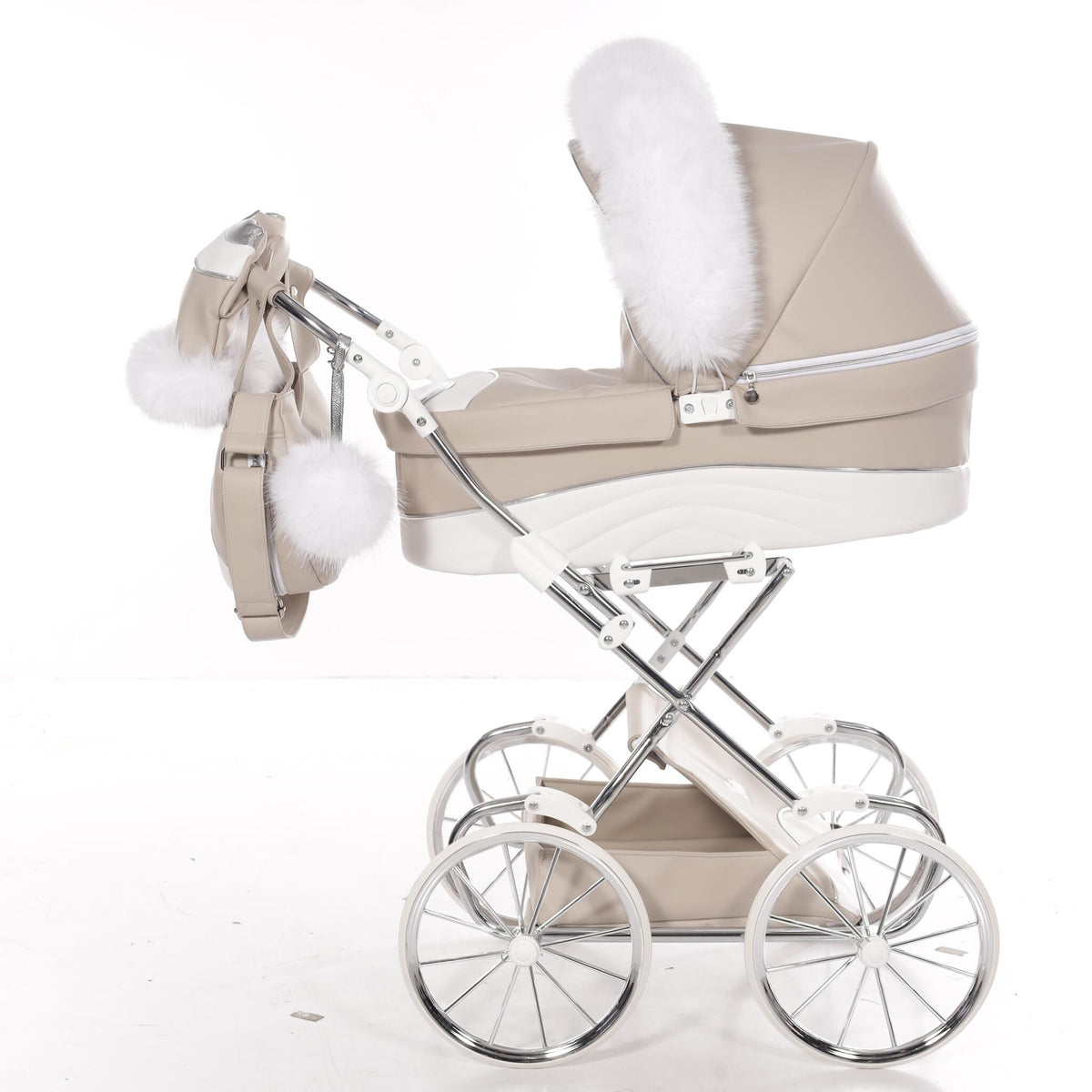 Carro De Muñecas Lulla Maxi Classic Beige_1