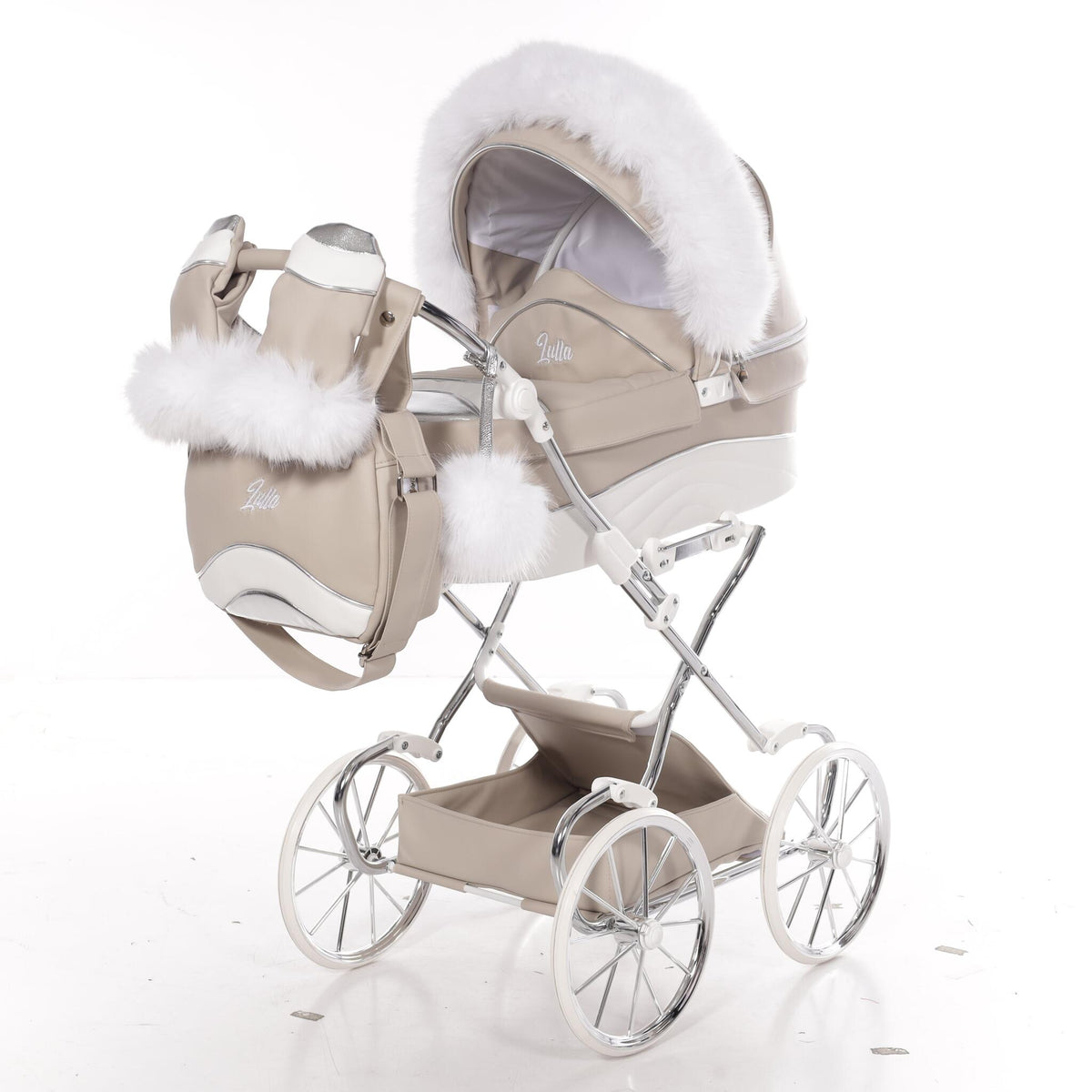Carro De Muñecas Lulla Maxi Classic Beige_4