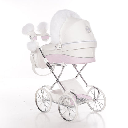 Carro De Muñecas Lulla Maxi Classic Blanco_0