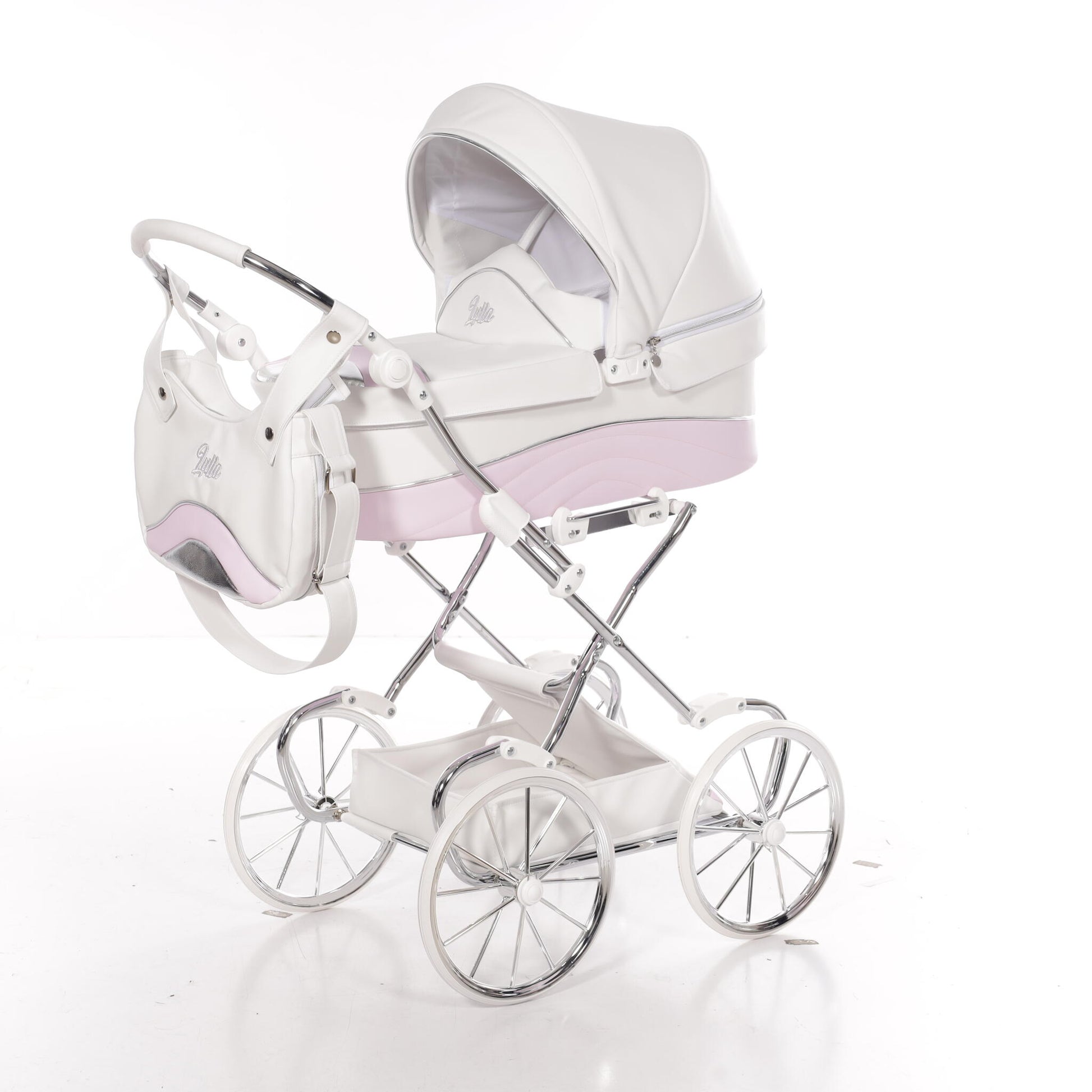 Carro De Muñecas Lulla Maxi Classic Blanco_4